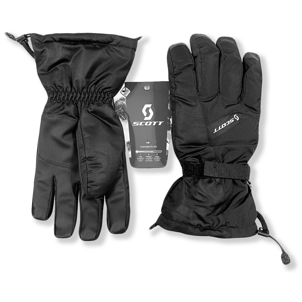 Scott Ultimate Warm Gloves - NWT Mens Size Medium (Size 8.5) Black - #45263-J1